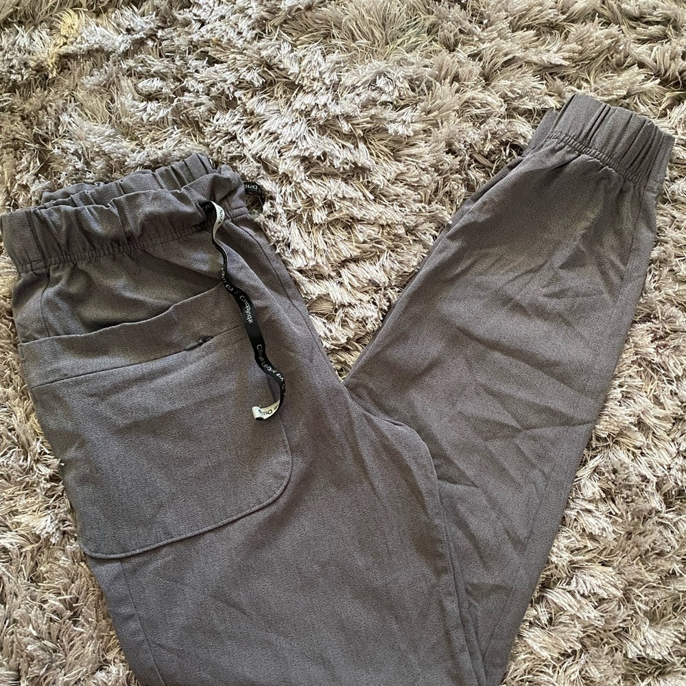 Climate right women's uniform pants gray stretch size S - Picture 3 of 8